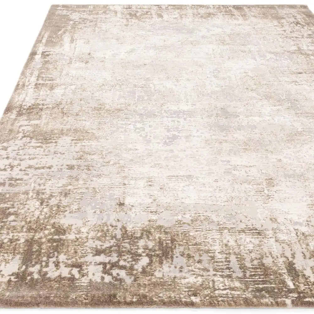 Asiatic kuza border beige Beige Living Room Rug.