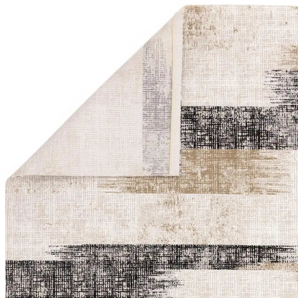 Asiatic kuza lines beige Grey, Beige, Multicoloured Living Room Rug.