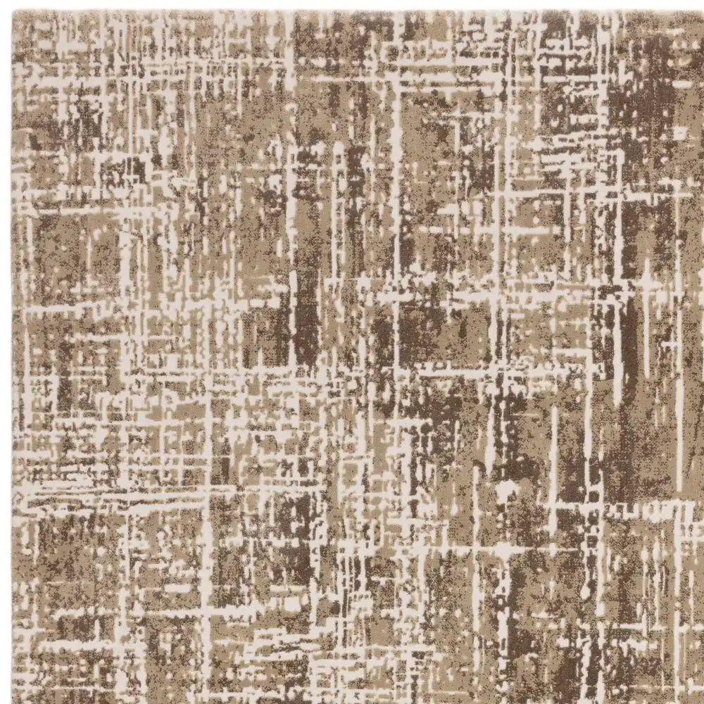 Asiatic kuza abstract beige Beige Living Room Rug.