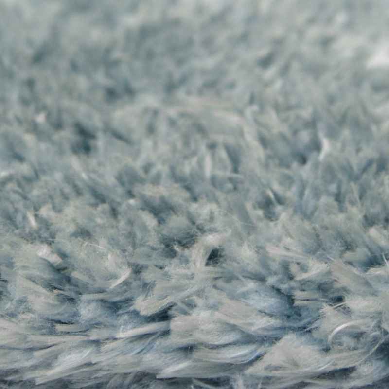 Lagom Modern Plain Shaggy Rugs in Duckegg Blue