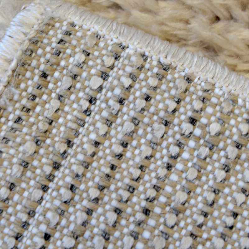 Lagom Modern Plain Shaggy Rugs in Light Natural