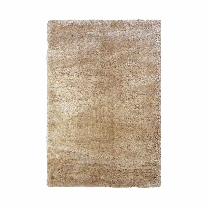 Lagom Modern Plain Shaggy Rugs in Light Natural