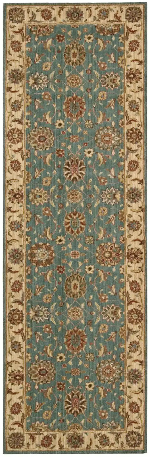 Living Treasures LI05 Aqua Rug RS