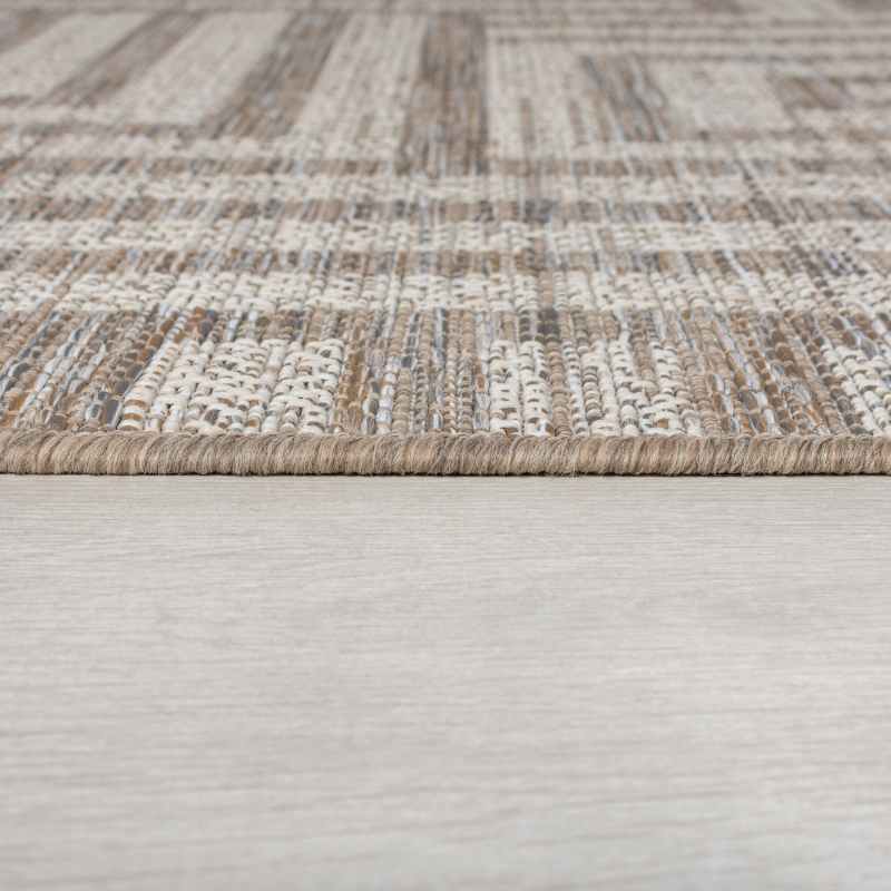 Lipari Salerno Outdoor Indoor Flatweave Rug in Grey
