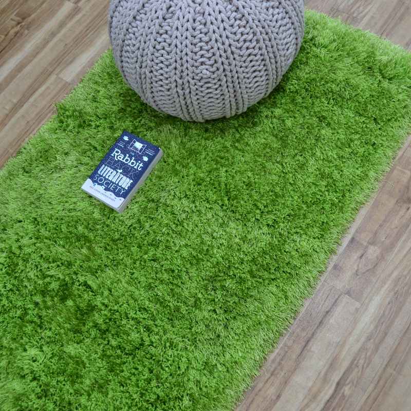 Love Shaggy Rugs in Green