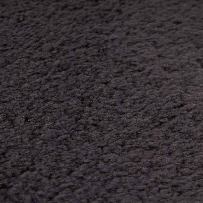 Lulu Modern Plain Shaggy Rugs in Charcoal Grey