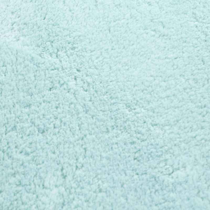 Lulu Modern Plain Shaggy Rugs in Duck Egg Blue