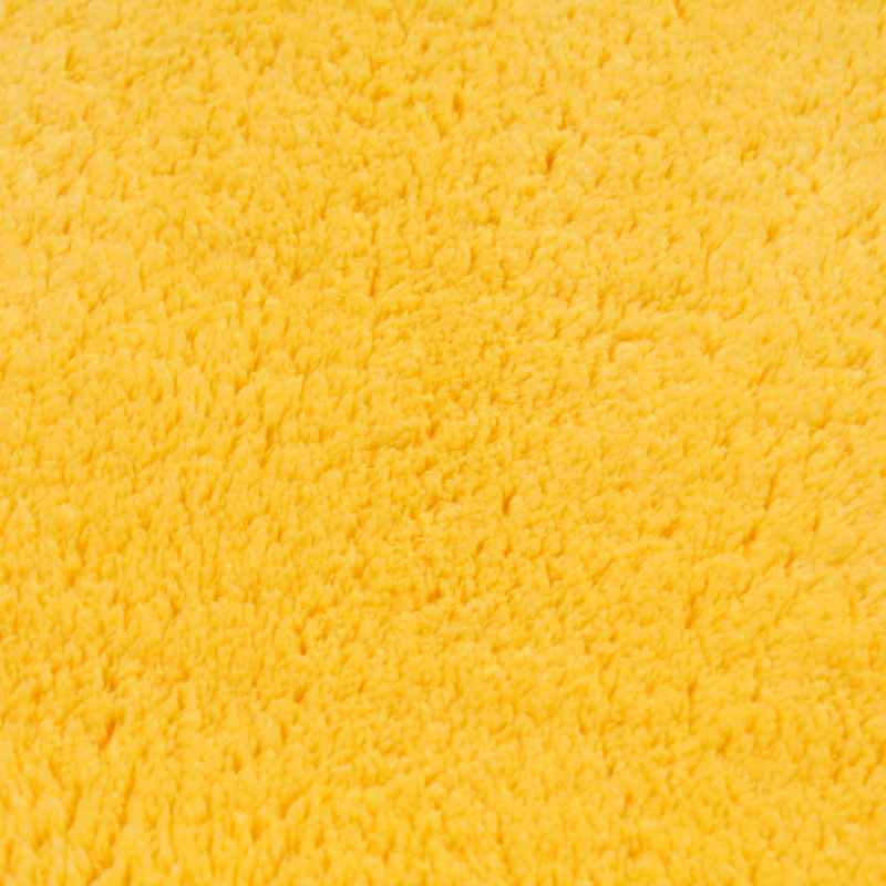 Lulu Modern Plain Shaggy Rugs in Gold Yellow