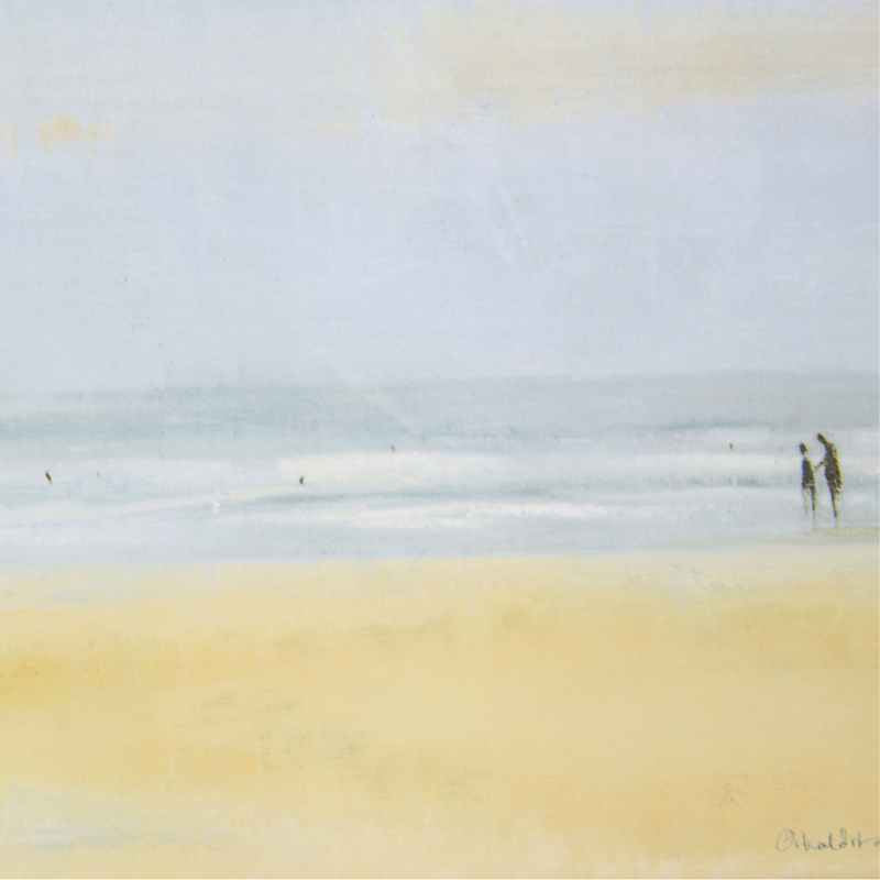 Lynmouth Canvas 115028 by Laura Ashley in Seaspray Blue