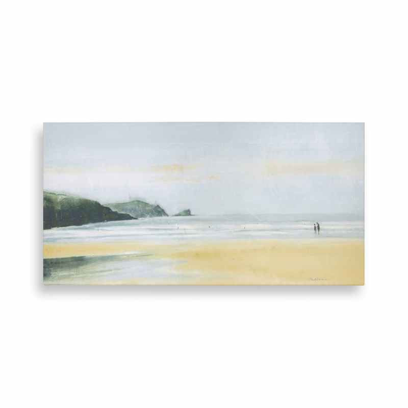 Lynmouth Canvas 115028 by Laura Ashley in Seaspray Blue