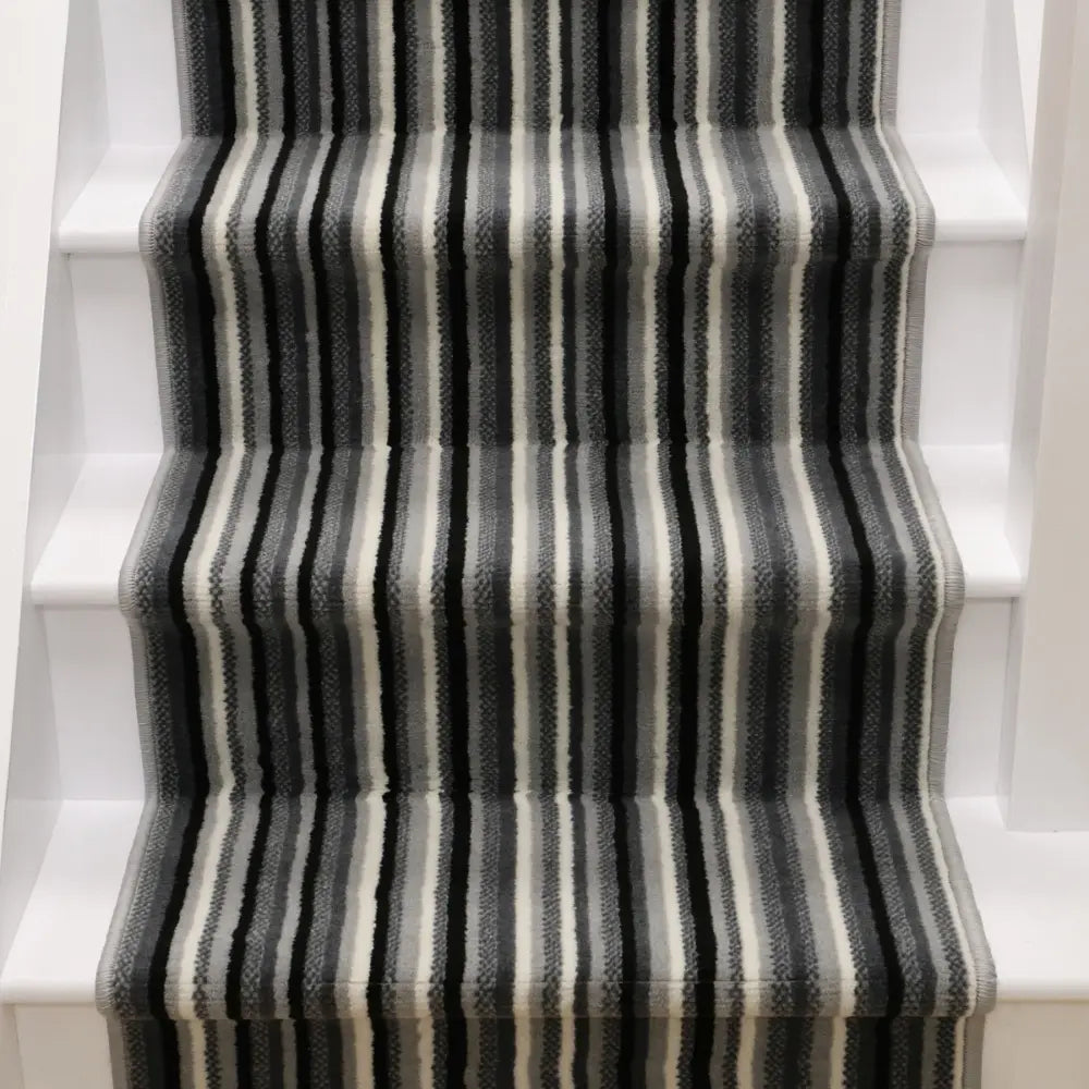 Stair Runners Maestro Stair Runner Stripe Grey RS