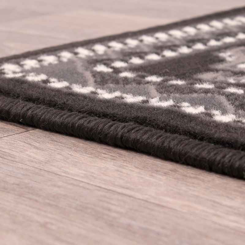 Malak Rugs in Black by Rugstyle