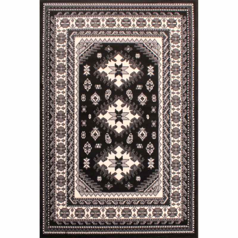 Malak Rugs in Black by Rugstyle