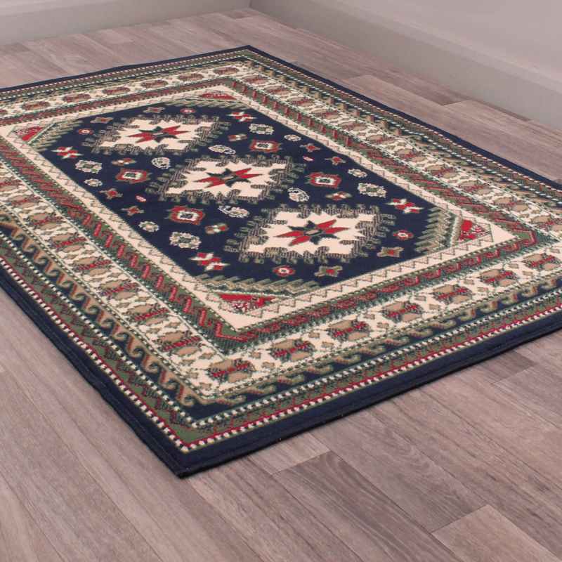 Malak Rugs in Navy by Rugstyle