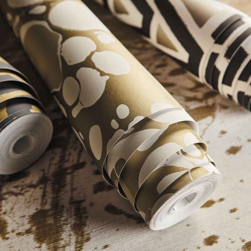 Marble Wallpaper 2112836 by Harlequin in Incense Soft Focus Gold