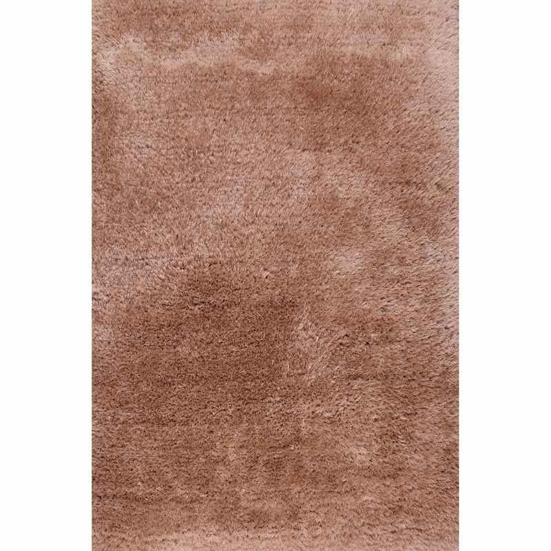 Mayfair Modern Plain Shaggy Rugs in Natural Beige
