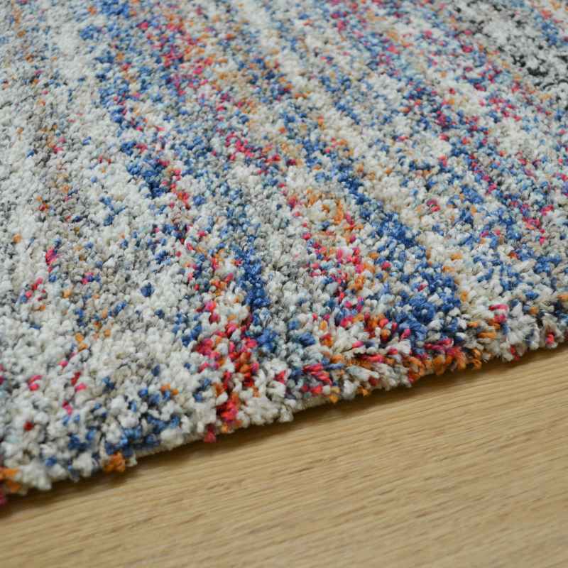 Mehari Shaggy Striped Rugs 23094 6161