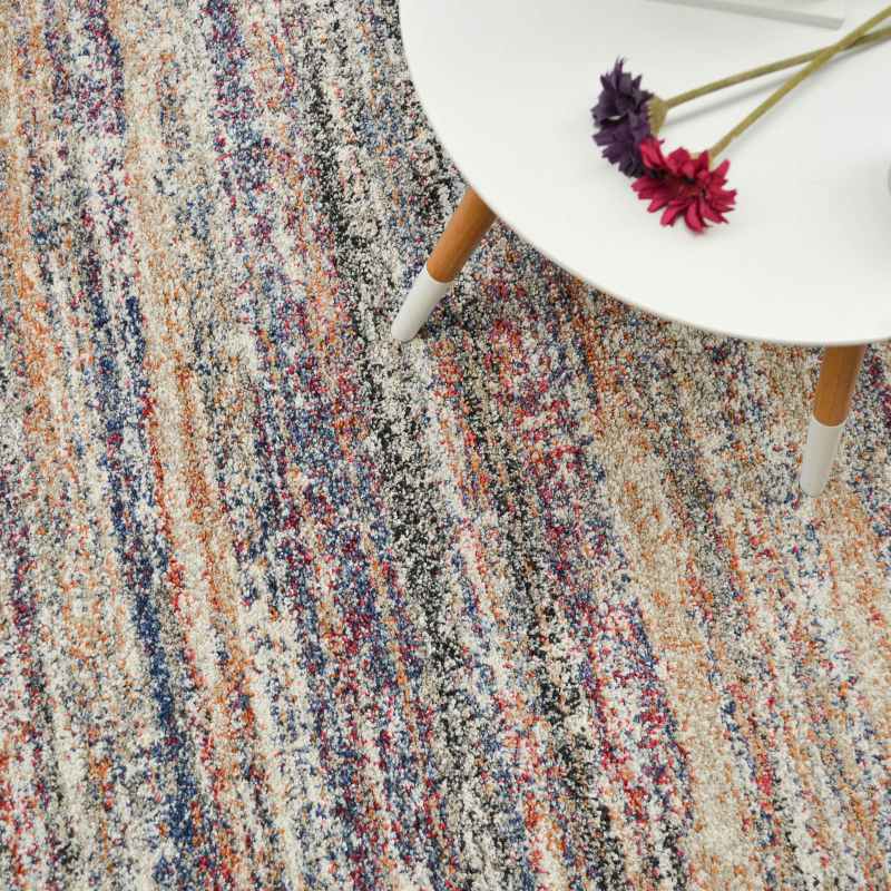 Mehari Shaggy Striped Rugs 23094 6161