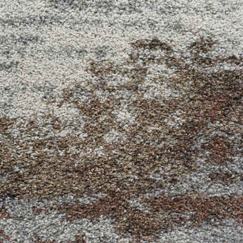 Mehari 23381 6787 Wilton Abstract Rug in Brown Grey