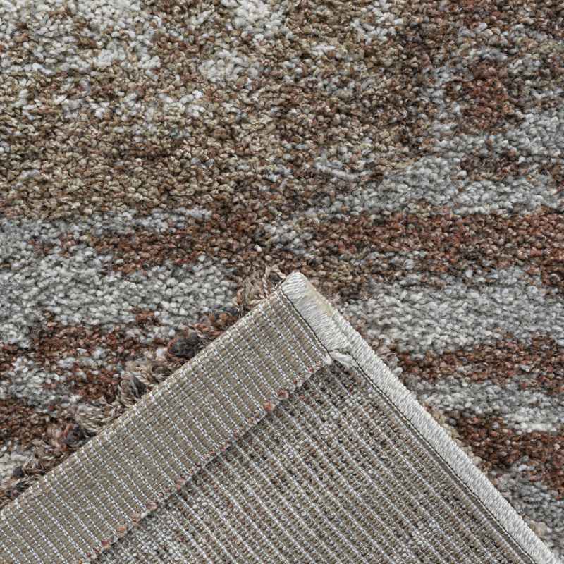 Mehari 23381 6787 Wilton Abstract Rug in Brown Grey