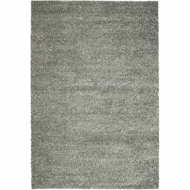 Mehari 23500 3272 Mottled Speckled Shaggy Rugs in Dark Grey