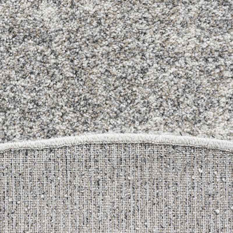 Mehari 23500 6258 Mottled Speckled Shaggy Circle Rugs in Beige
