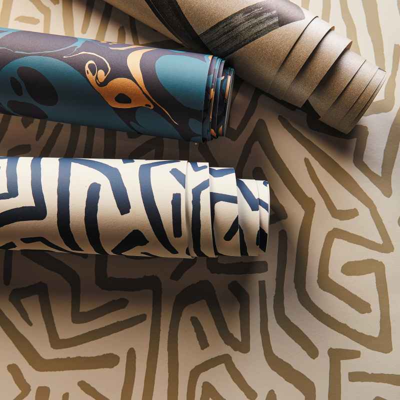 Melodic Wallpaper 2112830 by Harlequin in Gold Paper Lantern