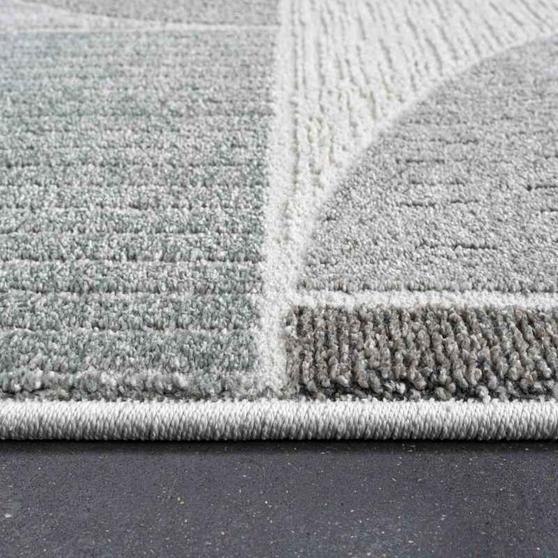 Milano 46002 6141 Geometric Rugs in Green