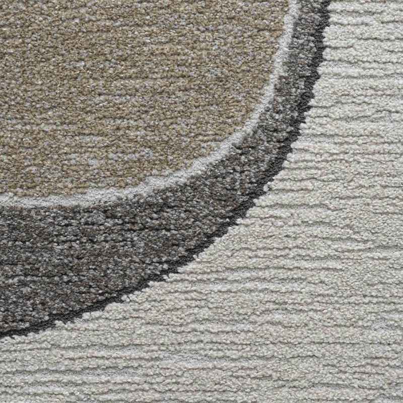 Milano 46004 6191 Abstract Orb Rugs in Gold Yellow
