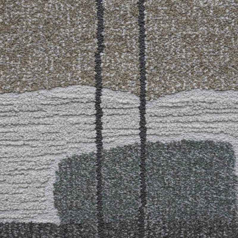Milano 46011 6161 Modern Abstract Rugs in Green