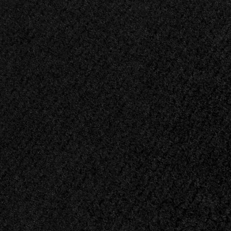 Moda Plain Rugs in Black by Rugstyle