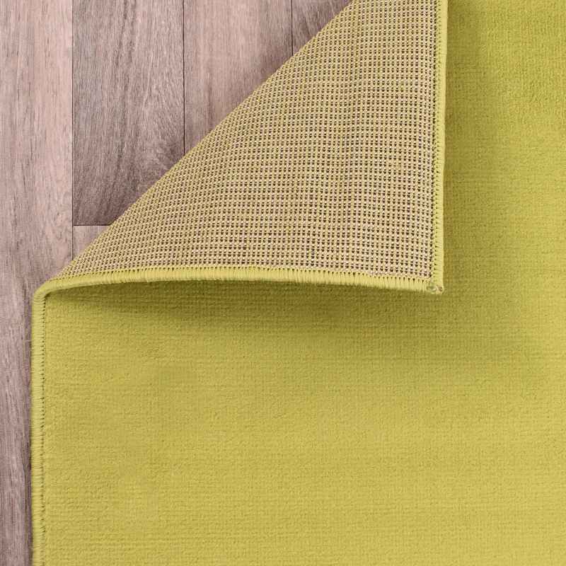 Moda Plain Rugs in Green by Rugstyle
