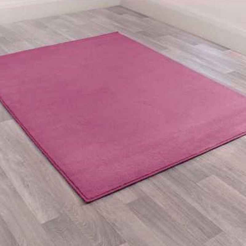 Moda Plain Rugs in Plum by Rugstyle