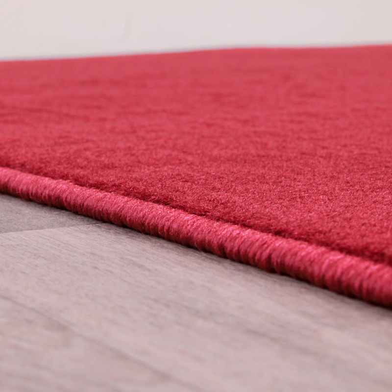 Moda Plain Rugs in Red by Rugstyle