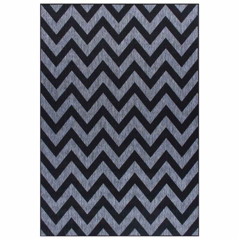 Moda Chevron Rugs in Black