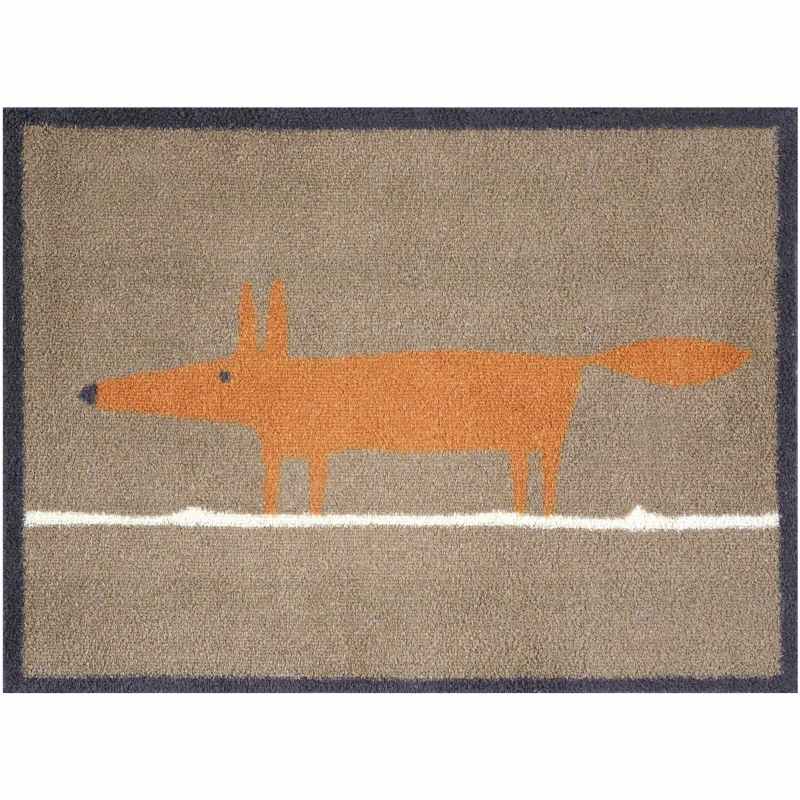 Mr Fox Scion Washable Doormats in Brown by Turtle Mat x Scion