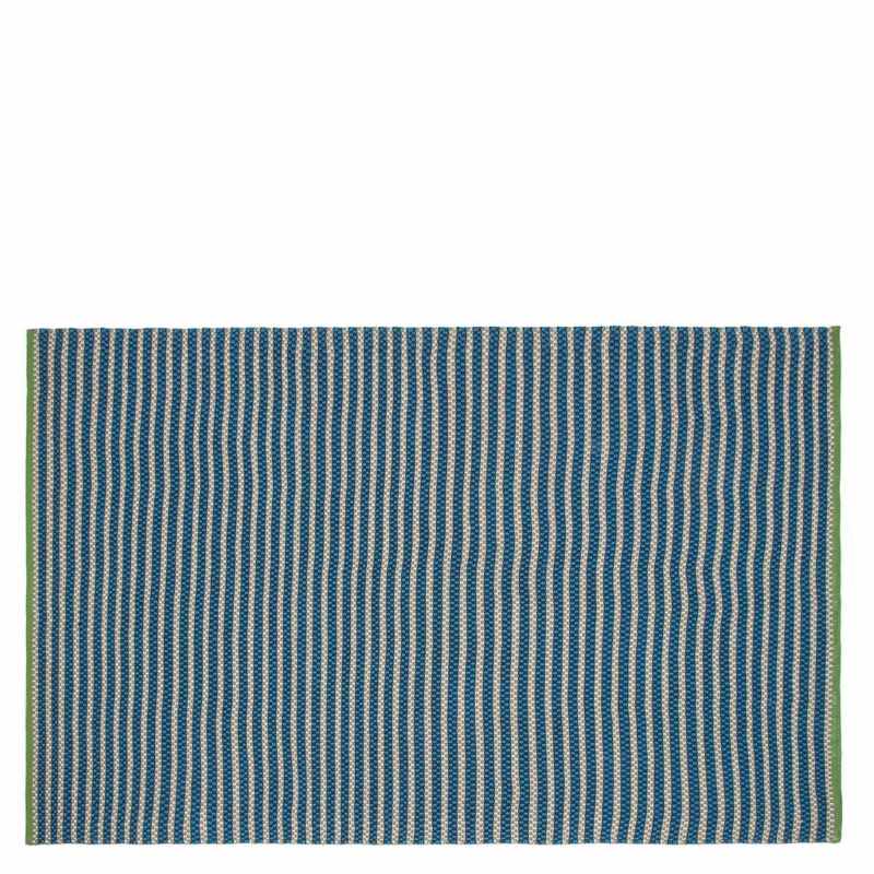 Muara Indoor Outdoor Rug by Designers Guild in Cobalt Blue