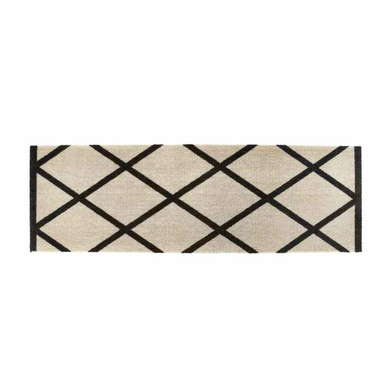 My Border Geo Washable Anti Slip Doormat in Beige