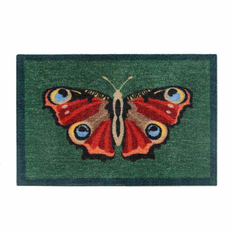 My Butterfly Washable Anti Slip Doormat in Multi