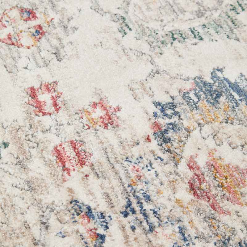 Nova Carlie Traditional Motif Distressed Rugs in Multi