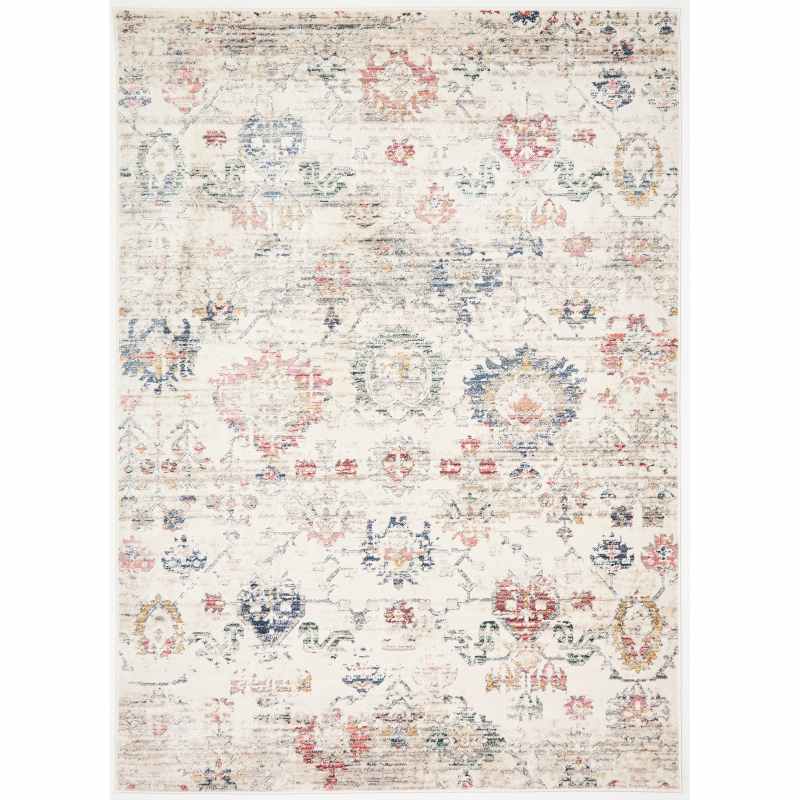 Nova Carlie Traditional Motif Distressed Rugs in Multi