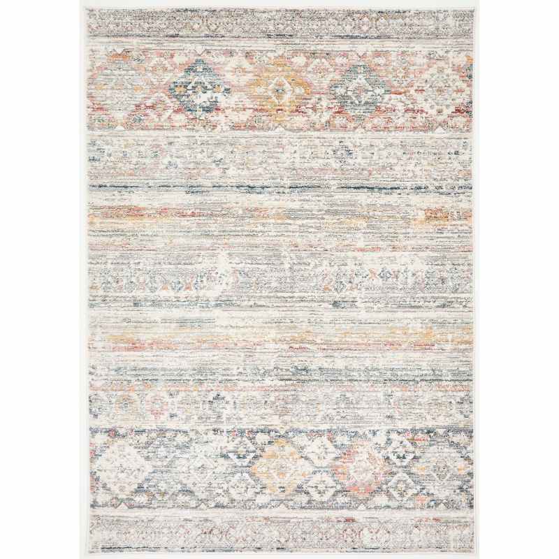 Nova Pioneer Traditional Distressed Motif Rugs in Multi