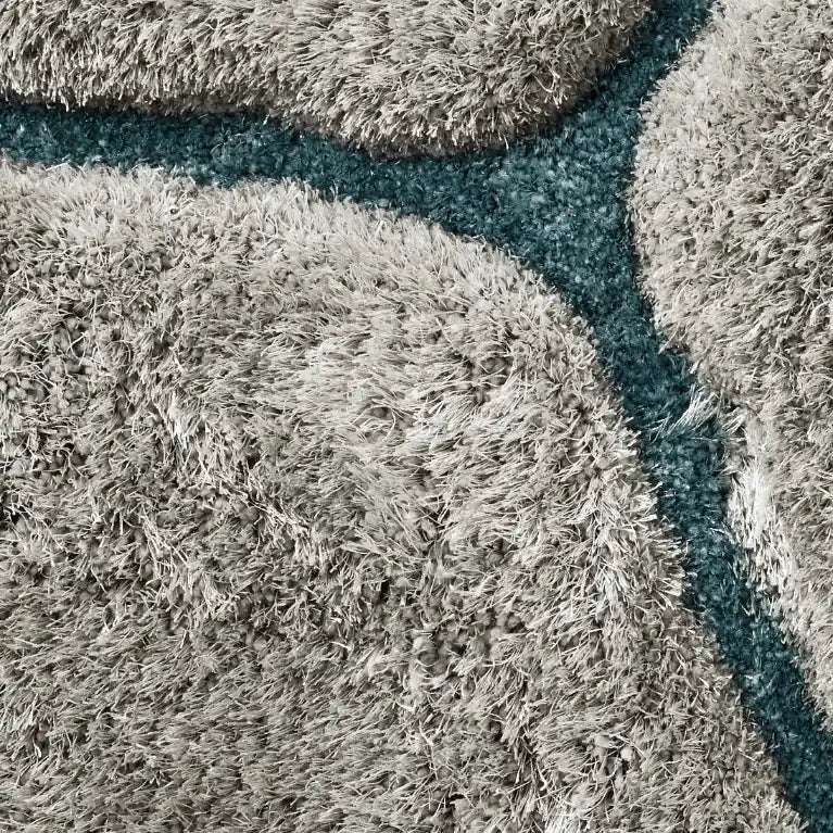 Noble House 30782 Grey Blue Rug RS