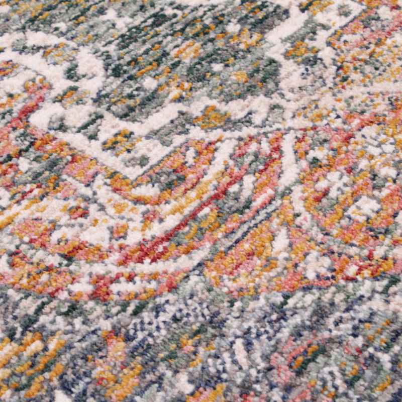 Nova 8881 Traditional Runner Rugs in Dark Blue