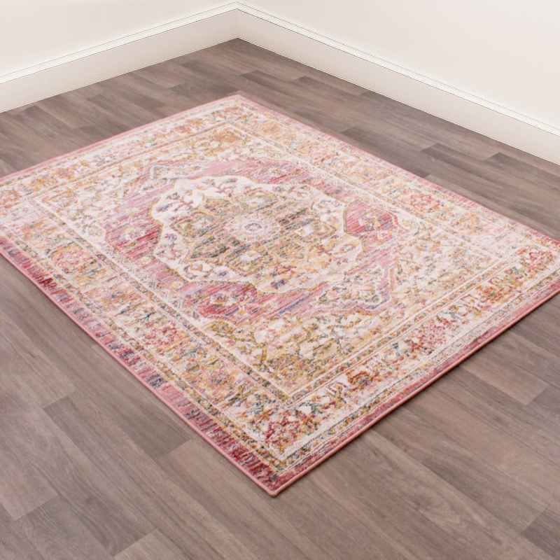Nova 9047 Traditional Rugs in Terracotta Orange