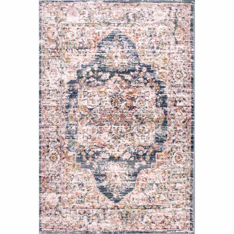 Nova 9207 Traditional Rugs in Blue