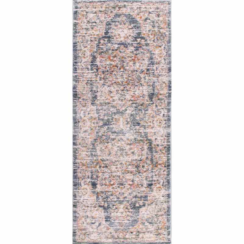Nova 9207 Traditional Runner Rugs in Blue