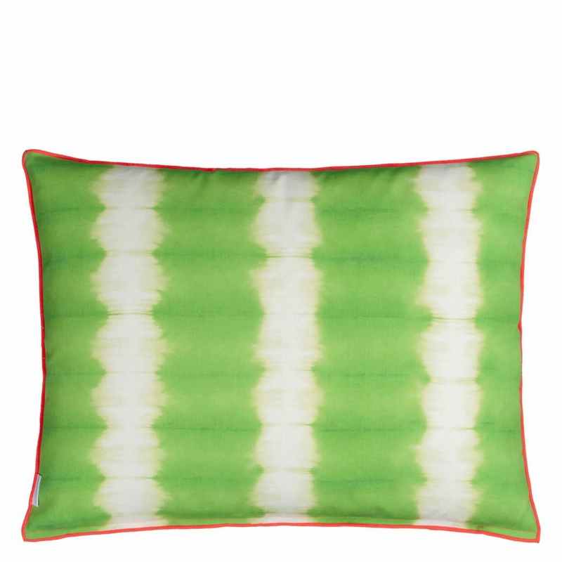 Odisha Outdoor Cushion by Designers Guild in Peridot Green