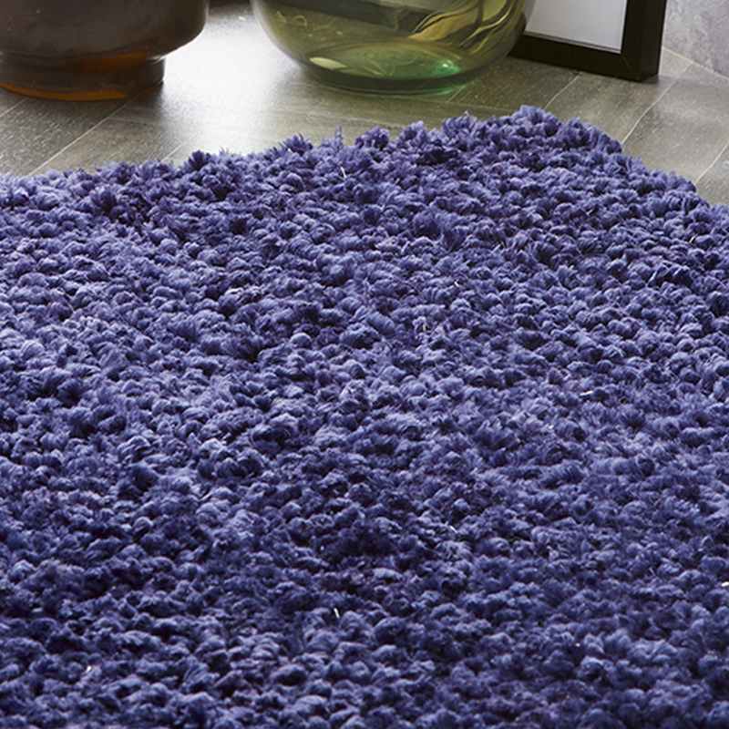 Origins Portland Shaggy Rugs in Navy Blue