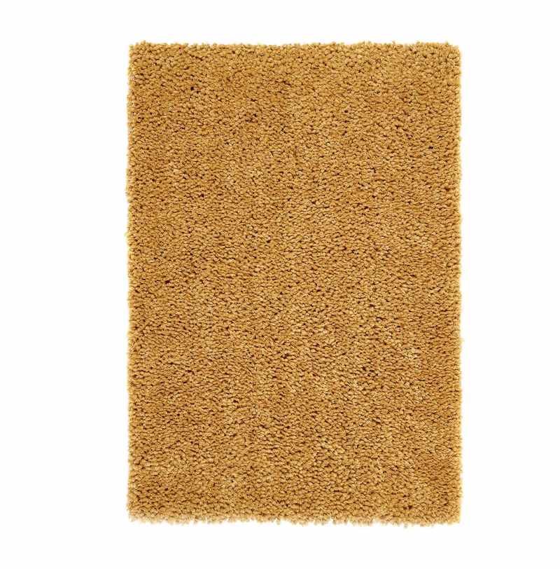 Origins Portland Shaggy Rugs in Ochre Yellow